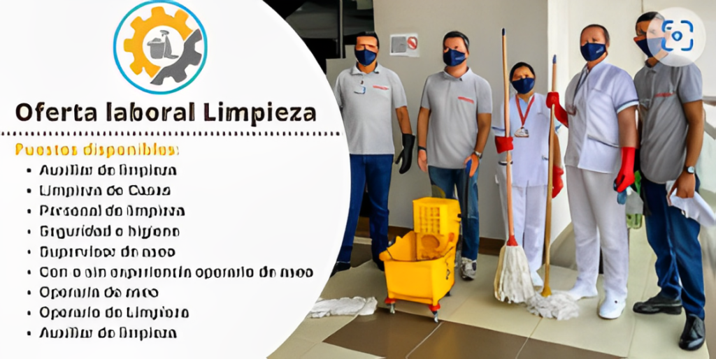 Trabajos de limpieza disponibles: aplica y únete al equipo