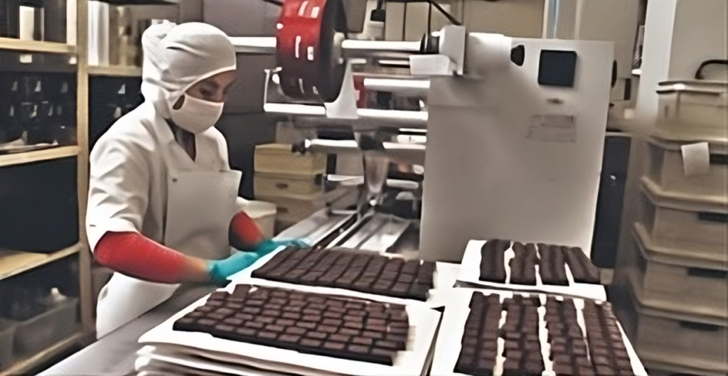 Empacado de chocolate