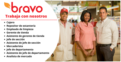 BRAVO Consulta los nuevos puestos